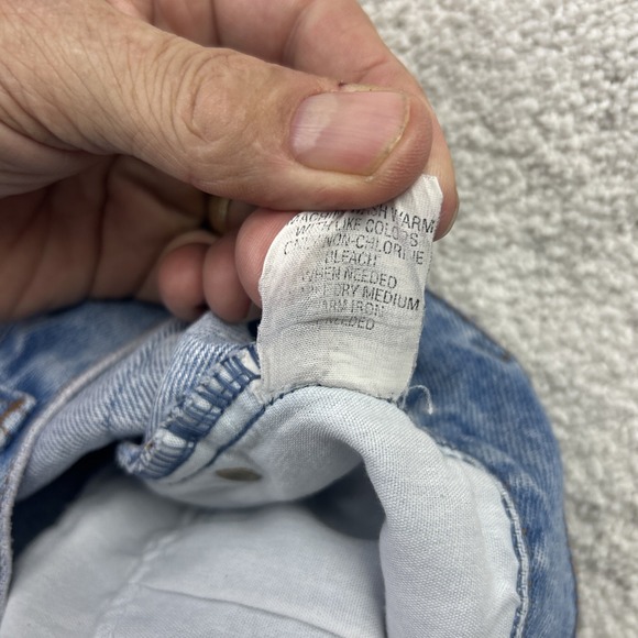 The London Jean Shorts Moda International Cut Offs High Waist Size 8 USA Vtg 80' - Picture 9 of 12